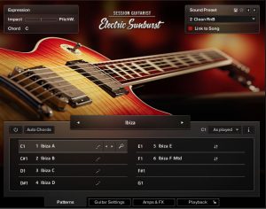 旭日电吉他音色 Session Guitarist Electric Sunburst Deluxe v1.2.0-251编曲网