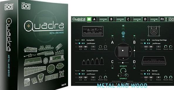 部分多乐器和音序设计器 Soundbank Quadra Metal and Wood v1.0.0 for UVI Falcon-251编曲网