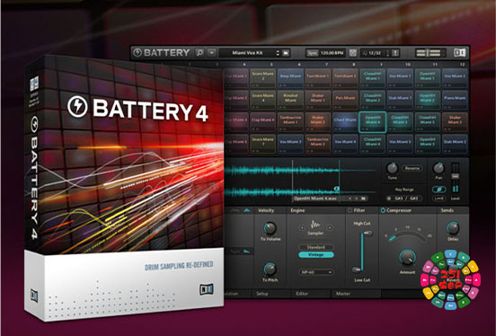 Battery 4 电池鼓扩展音色 80GB-251编曲网