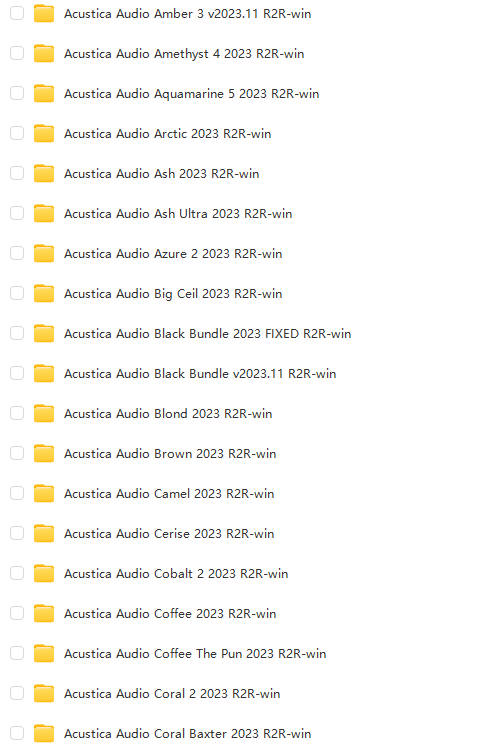 图片[2]-AA插件 43套合集 Acustica Audio Plugins Bundle v2023.11 R2R Win-251编曲网