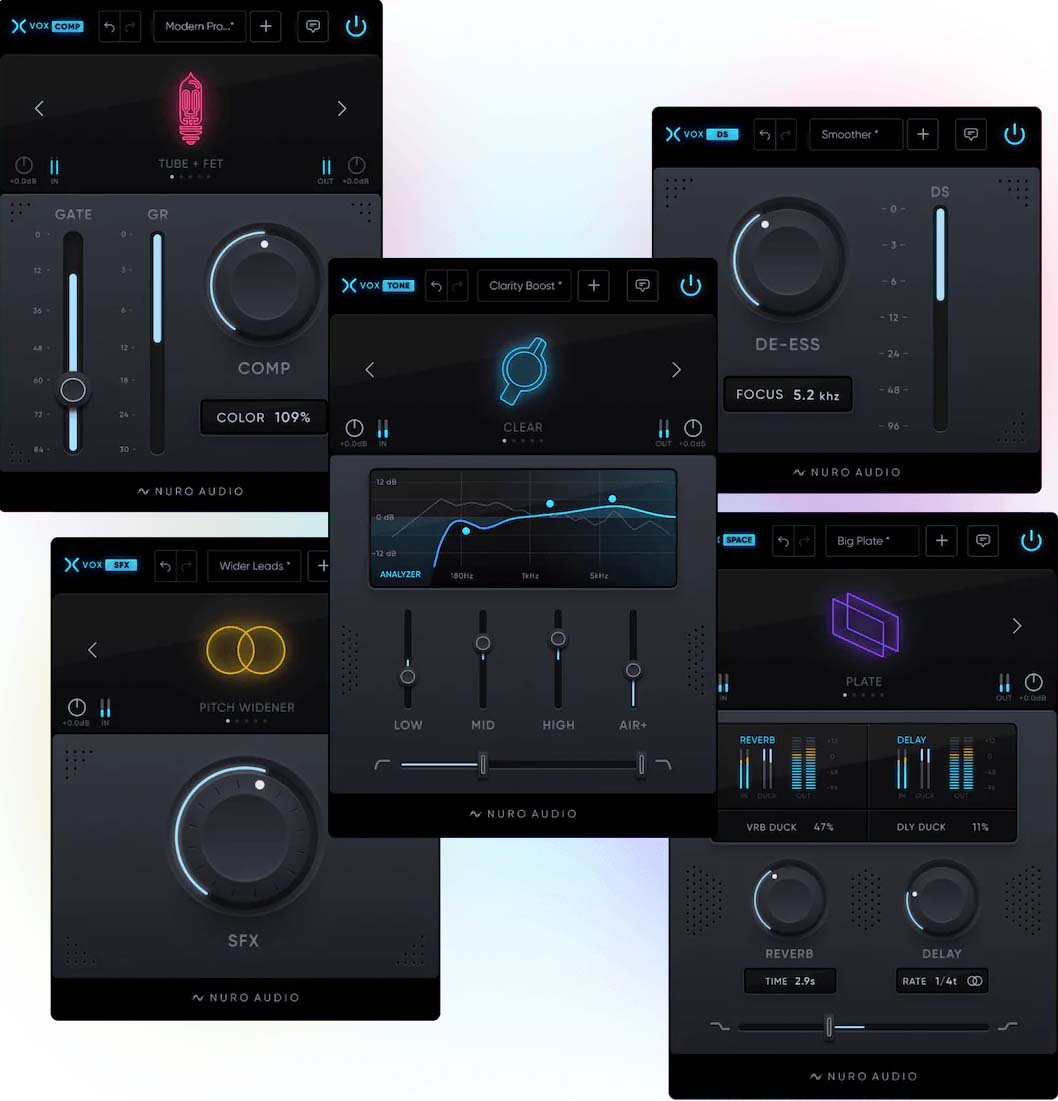 图片[3]-智能终极人声混音插件 Nuro Audio Xvox Pro v1.0.2 TC Win-251编曲网