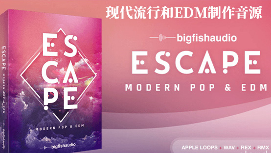 Big Fish Audio Escape 现代流行和EDM制作音源-251编曲网