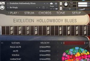 半空心电吉他音源 Orange Tree Samples Evolution Hollowbody Blues v1.2.5-251编曲网