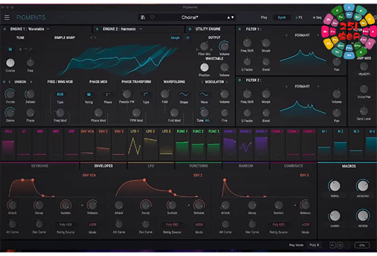 混合电子合成器 Arturia Pigments v6.0.1 CE Win-251编曲网