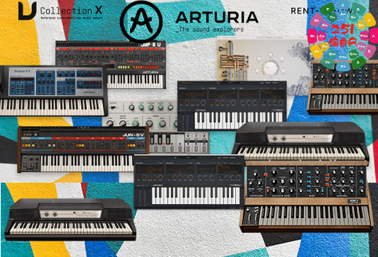 虚拟合成乐器插件合集 Arturia V Collection X v2025.03 Mac （包含Acid V Analog Lab V ARP 2600 V3 Augmented BRASS GRAND PIANO STRINGS VOICES WOODWINDS YANGTZE B-3 V2 Buchla Easel V Clavinet V CMI V CP-70 V CS-80 V4 CZ V DX7 V Emulator II V Farfisa V Jun-6 V Jup-8 V4 KORG MS-20 V Matrix-12 V2 Mellotron V Mini V4 MiniBrute V MiniFreak V Modular V3 OP-Xa V Piano V3 Pigments Prophet-5 V Prophet-VS V SEM V2 Solina V2 SQ80 V Stage-73 V2 Synclavier V Synthi V Synthx V Vocoder V VOX Continental V2 Wurli V3）-251编曲网
