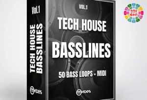 电音采样工程包 RM Vibes Tech House Basslines WAV MIDI ALP-251编曲网