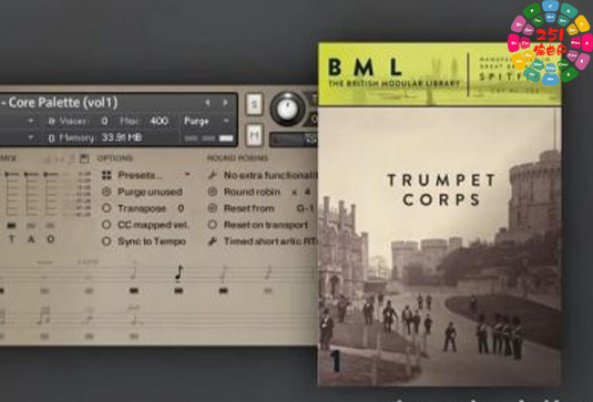 伦敦小号音色 Spitfire Audio BML Trumpet Corps Volume 1 v1.1b3-251编曲网