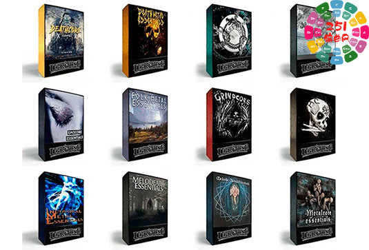 摇滚架子鼓MiDi文件22套合集 Ugritone Almighty Midi Pack MiDi Bundle-251编曲网