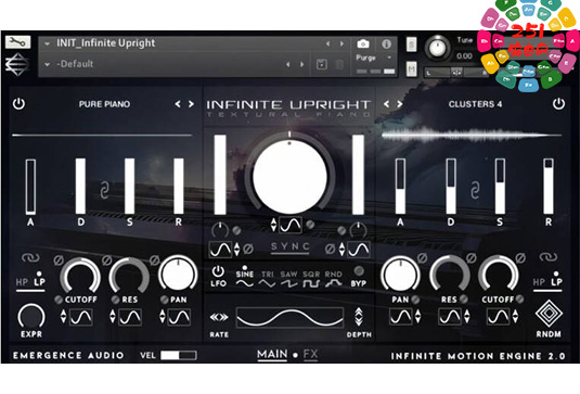 老式鲍德温直立式钢琴 Emergence Audio Infinite Upright-251编曲网