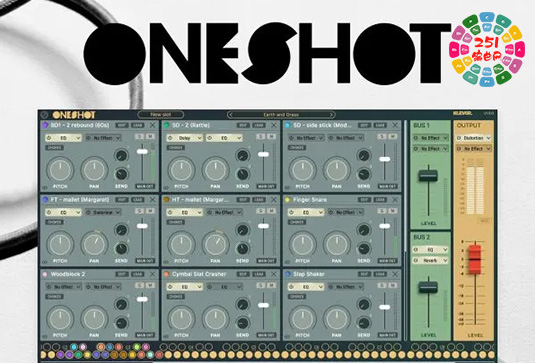 鼓音源采样器 Klevgrand OneShot v1.0.3 R2R （One Shot）-251编曲网