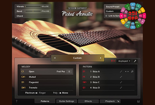 钢弦吉他 Native Instruments Session Guitarist Picked Acoustic v1.1.0-251编曲网