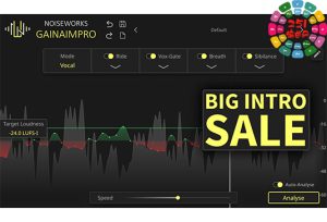 电平增益插件 Noiseworks GainAimPro v1.0.2 TC Win-251编曲网