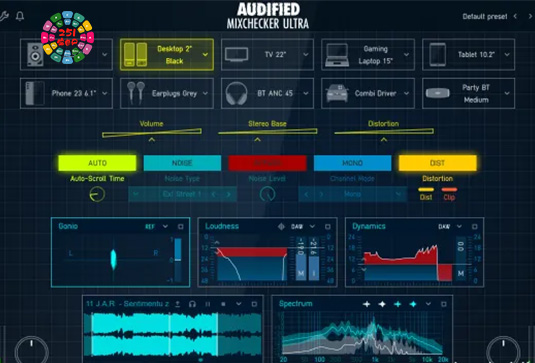 终极设备环境声学模拟插件 Audified MixChecker ULTRA v1.0 BUBBiX Win-251编曲网