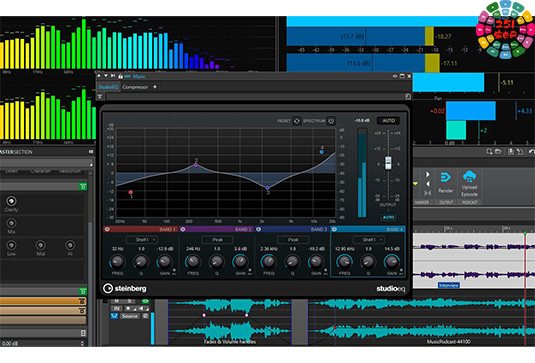 播客音频编辑软件 Steinberg WaveLab Cast v2.0.50 VR-251编曲网