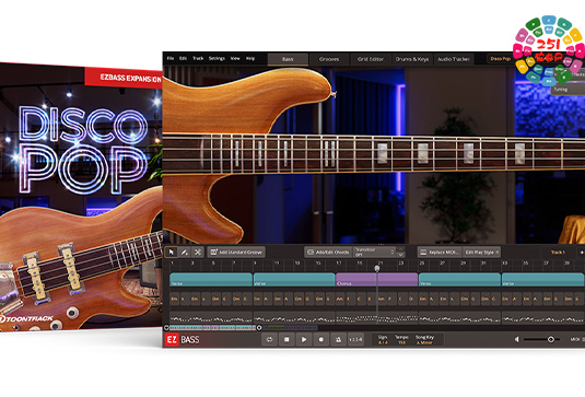 EZbass贝斯迪斯科拓展音色 Toontrack Disco Pop EBX v1.0.0-251编曲网
