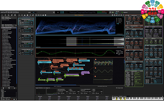 模块化电子合成器 Wavesequencer Hyperion v1.56 TCD Win-251编曲网