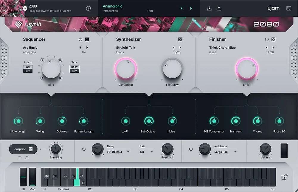 图片[6]-虚拟合成器套装 uJAM uSYNTH Bundle v1.3.2 Win （包括2080 Caramel Core Deluxe Drive Euphoria Fluid Glam Pixel Stranger Turbo-XT）-251编曲网
