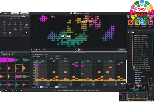 鼓机采样器管理插件 Algonaut Atlas v2.6.0 R2R Win-251编曲网