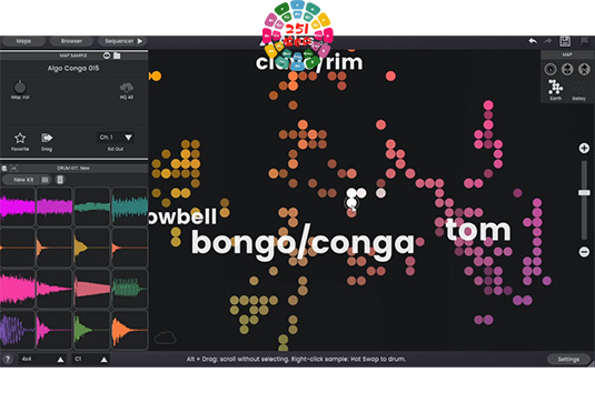 鼓机采样管理器 Algonaut Atlas v2.5.8 TC Win-251编曲网