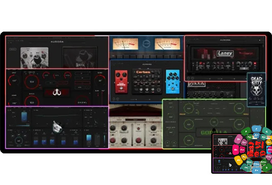 14个吉他贝斯效果插件 Aurora DSP Plugins v2024.11 BUBBiX Win （包含Banshee Nano EQ510 Gorilla Laboga Mr Hector Laney Ironheart Dead Kitty Absylon Bass Laboga Chainsaw Distortion RottenPoolVerb Laney Digbeth Production Suite Absylon AuroraDSP AK476 L2-Aura Monster 4000）-251编曲网