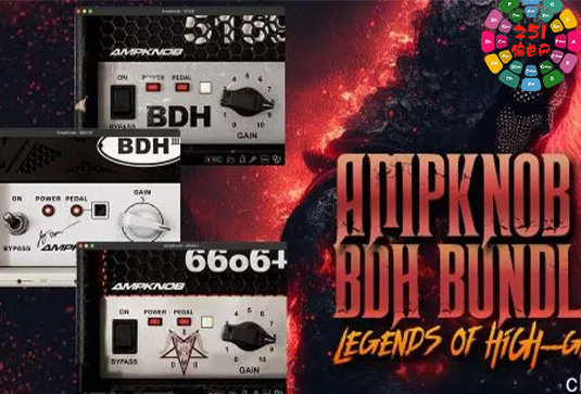 电吉他放大器套装 Bogren Digital AmpKnob BDH Bundle v2024.8 TC Win （包含BDH 5169 BDH 66o6+BDH III）-251编曲网