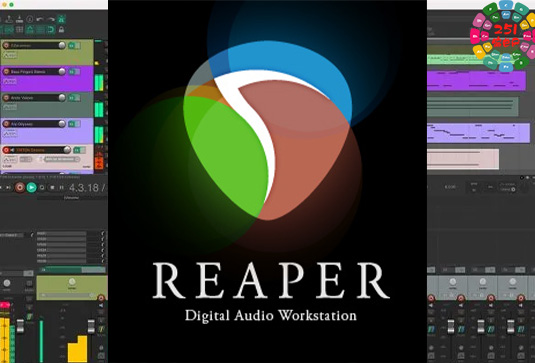 便携的音乐制作软件 Cockos REAPER v7.35 R2R Win-251编曲网