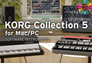 虚拟合成乐器音源合集 KORG Collection 5 v5.0.5 R2R (包含ARP 2600 EP-1 VOX Super Continental microKORG ELECTRIBE-R KAOSS PAD miniKORG 700S Prophecy TRITON Extreme TRITON ARP ODYSSEY MS-20 Polysix Mono/Poly M1 WAVESTATION MDE-X LegacyCell)-251编曲网
