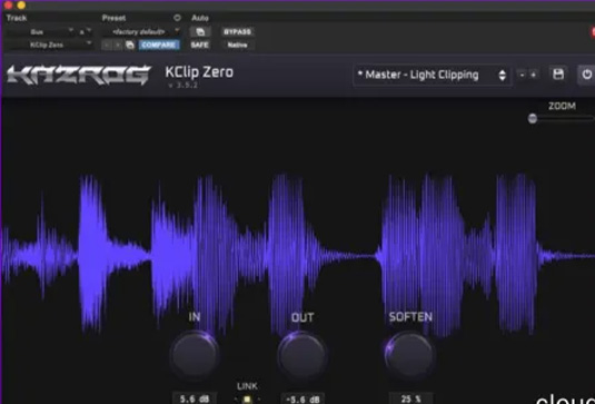 母带级削波器 Kazrog KClip v3.6.4-251编曲网
