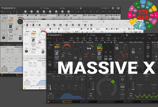 旗舰电子合成器 Native Instruments Massive X v1.5.0 bobdule Win-251编曲网