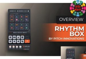 桌面键盘控制节奏音序器插件 Pitch Innovations Rhythm Box v1.0.3 R2R Win-251编曲网
