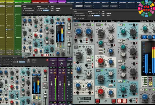 模拟混音台套装 Plugin Alliance bx_console AMEK Bundle 2024.8 TCD Win （包含bx console AMEK 200 9099）-251编曲网