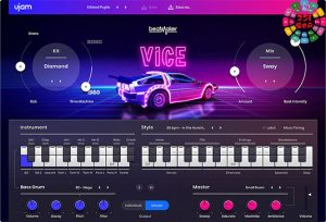 80年代复古流行鼓机音源插件 UJAM Beatmaker VICE v2.4.0 R2R Win-251编曲网