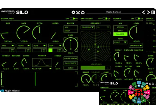 粒子混响效果器 Unfiltered Audio Silo v1.1.7 TC Win-251编曲网