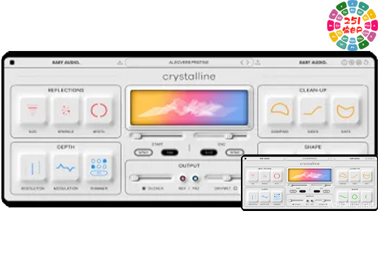 传奇数字混响插件 Baby Audio Crystalline v1.8 BUBBiX-251编曲网