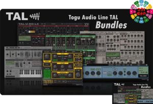 9个合成器&效果器合集 Togu Audio Line Plugins Bundle v2024.9 (包含TAL-BassLine-101 DAC Drum Dub-X J-8 Mod Pha Sampler TAL U-NO-LX-V2)-251编曲网