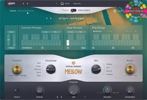 虚拟爵士原声贝斯手音源 UJAM Virtual Bassist MELLOW v2.3.0 R2R Win-251编曲网