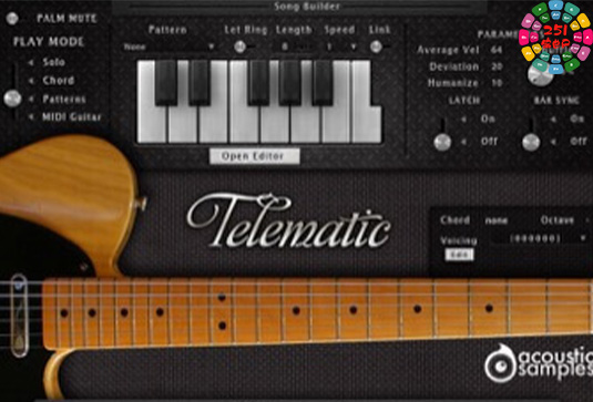 芬达电吉他 Acoustic Samples Telematic V3 for UVI Falcon （AcousticSamples）-251编曲网