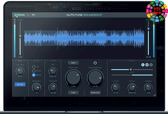 人声音频降噪修复插件 Antares Auto-Tune SoundSoap v6.0.0 R2R Win （AutoTune Sound Soap Auto Tune）-251编曲网