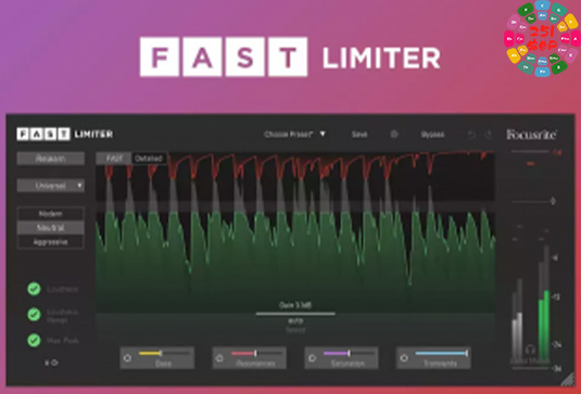 智能限制器 Focusrite FAST Limiter v1.0.0 Mac TRAZOR-251编曲网