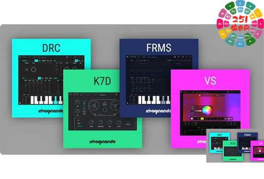 创意合成&效果插件合集 Imaginando Plugins +Presets Bundle v2025.3 R2R Win （包含Imaginando BAM DRC FRMS K7D Tv3 VS BAM House Flavours Techno Flavours Constellations Toolkit Electric Sheep Dreams DRC Factory Expansion  DRC Iconic Sounds Vol 1 2 3 4 Sounds From Outer Space FRMS Antique Shop Glitches From The Heart Scratching The Surface 1 Sounds Of Bassoon Clarinet Foley 1 Guitar Saxophone Saxophone 2 Supremeja Music VS Retina Refill by Perplex On VS Textural Memories by Perplex On）-251编曲网