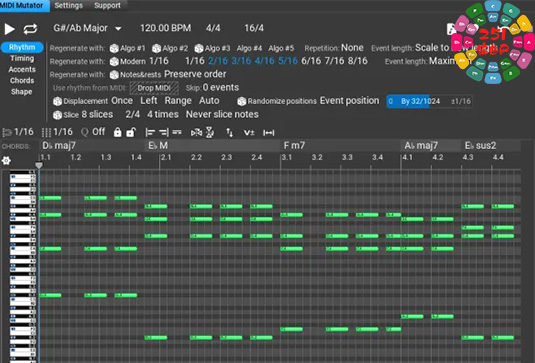 MIDI模式编辑器 Music Developments MIDI Mutator v1.4.2 R2R-251编曲网