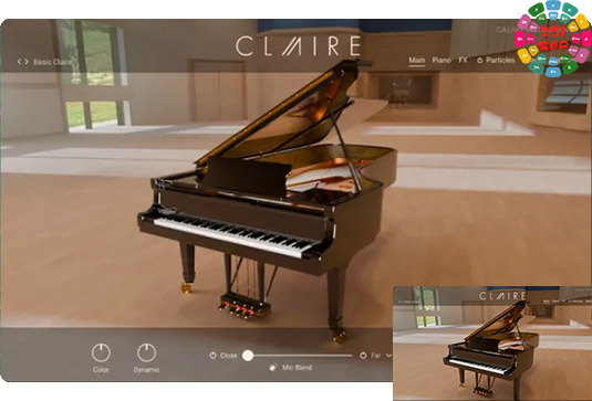 克莱尔音乐会三角钢琴音色库 Native Instruments Claire v1.0.1-251编曲网
