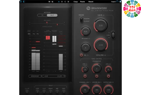 峰值限制器 Plugin Alliance Brainworx bx_limiter True Peak v1.2.1 MacOS （bxlimiter bx limiter TruePeak ）-251编曲网