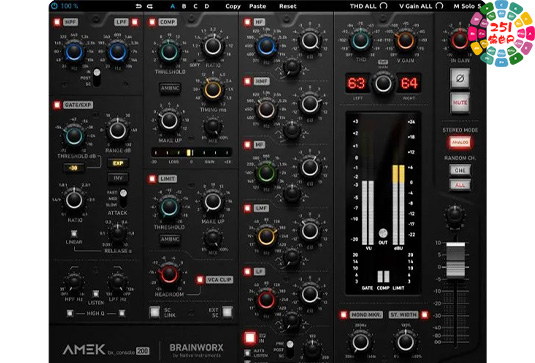混音通道条插件 Plugin Alliance bx_console AMEK 200 v1.0.0 v1.1.1 （bxconsole bx console ）-251编曲网