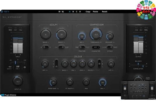 混音增强润色插件 Plugin Alliance bx_enhancer v1.0.0 v1.1.1 （bx enhancer bxenhancer ）-251编曲网