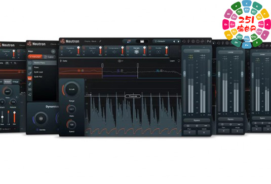 智能混音效果链插件 iZotope Neutron 5 v5.0.0 （包含Neutron5 Clipper Compressor Density Equaler Exciter Gate Phase Sculptor Transient Shaper Unmask VisualMixer TransientShaper Visual Mixer）-251编曲网