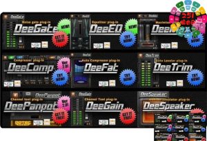 综合效果器套装 Dotec-Audio All Products v1.8.1 （包含DotecAudio Dee DeeAcid DeeChannelTool DeeCompressor DeeComp DeeCrystal DeeDoubler DeeEdge DeeEQ DeeFat DeeField DeeFX DeeGlue DeeGain DeeGate DeeGraphComp DeeMax DeeMute DeeMaximizer DeeMMax DeePopMax DeePanpot DeeRAM DeeSideIn DeeSpeaker DeeSubBass DeeTrim DeeTrimCast DeeTrimX DeeVocoder DeeWider）-251编曲网