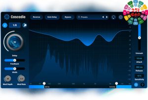 智能延迟效果器 iZotope Cascadia v1.1.0-251编曲网