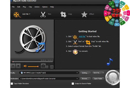 音频转换软件 Bigasoft Audio Converter v5.8.1.9133 Multilingual Win-251编曲网