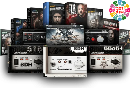 11个吉他贝斯效果器合集 Bogren Digital Plugins Collection v2025.2 （包含Ampknob BDH 66o6 Plus 5169 BDH III RevC MLC S_Zero 100 Trivium Lead Rhythm Bassknob Trivium STD IRDX Core）-251编曲网
